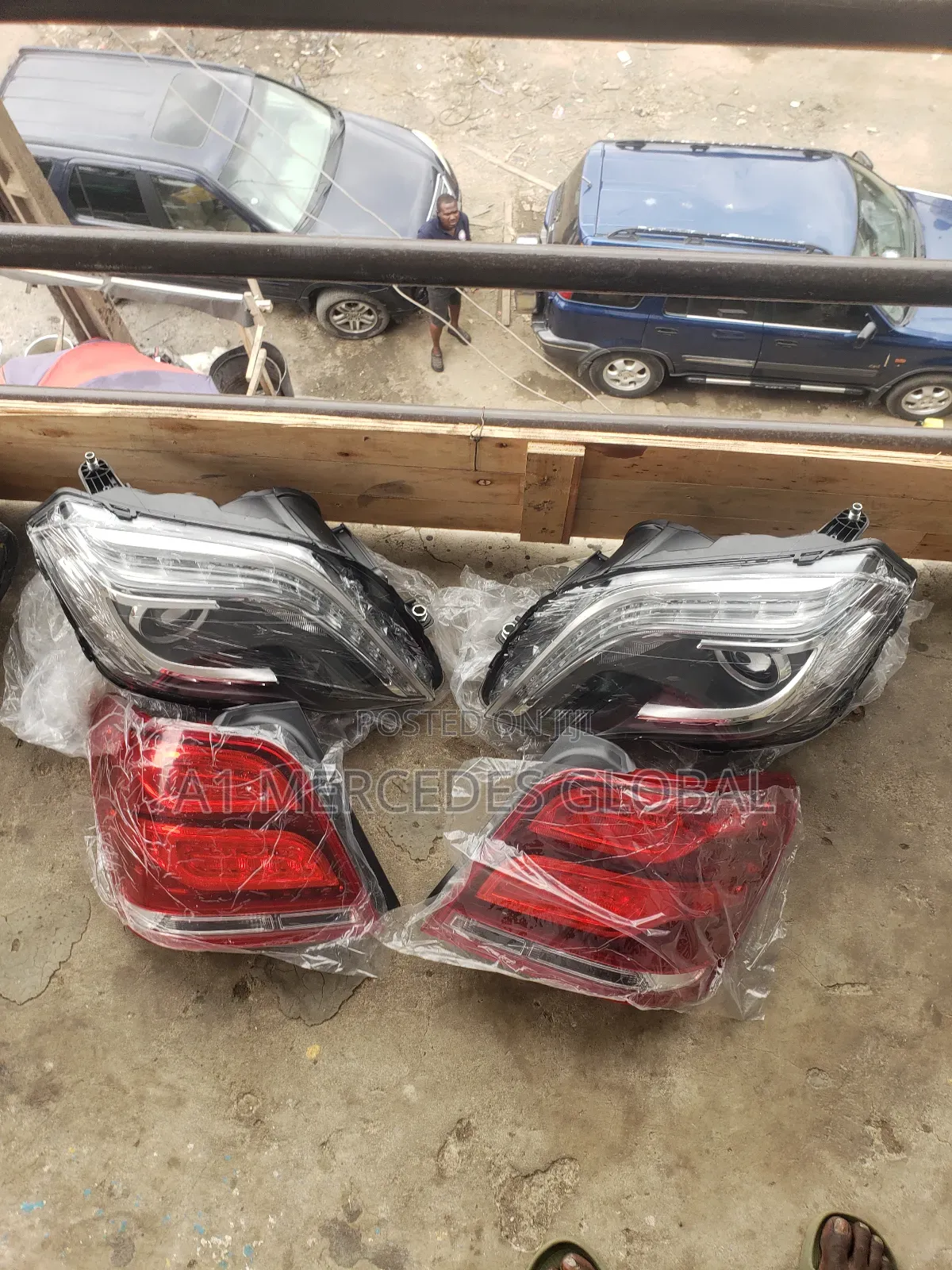 Mercedes-Benz GLK Front and Back Lights 2013