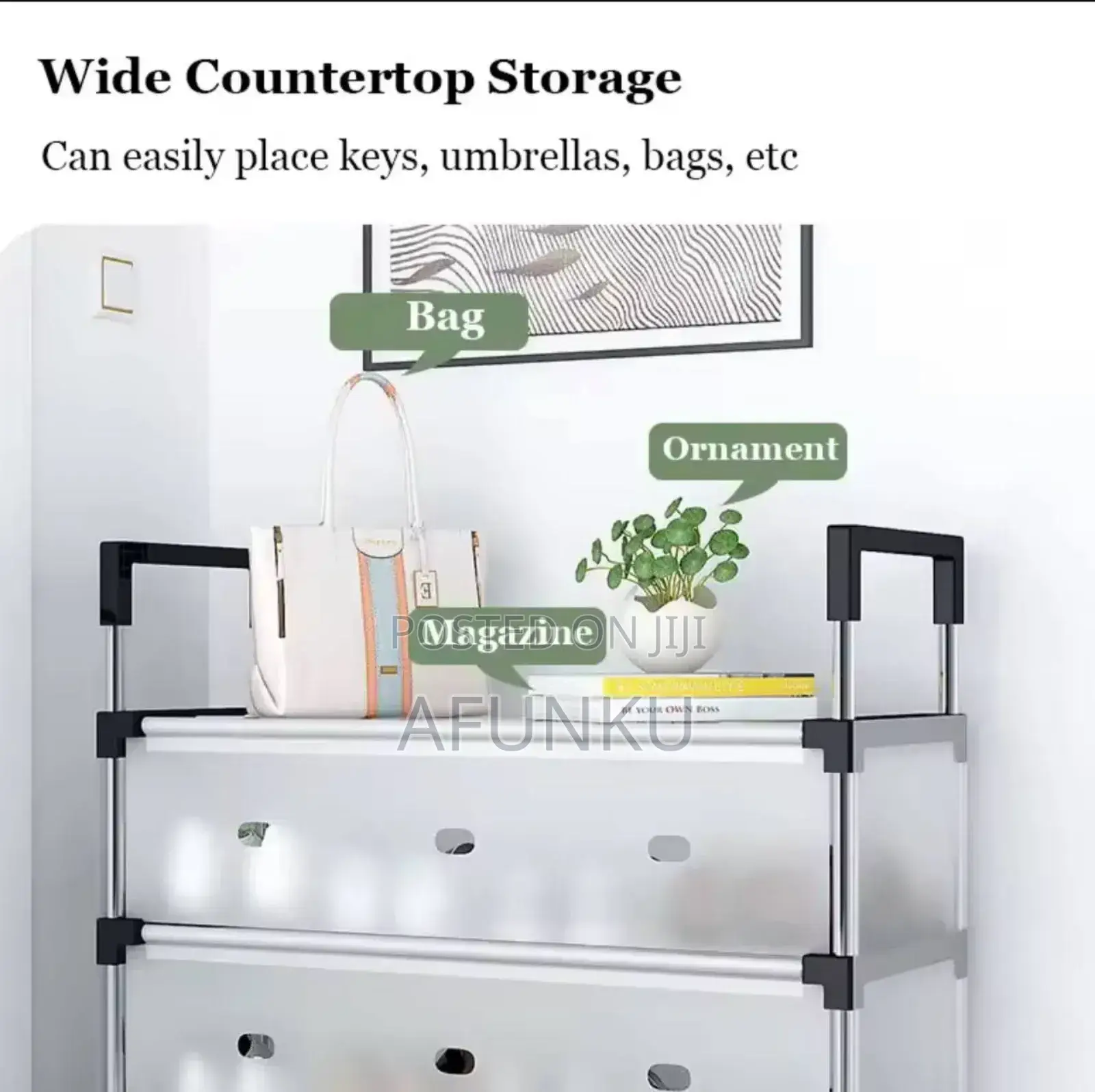 7layers High Quality Dust Proof Cover Shoe Rack