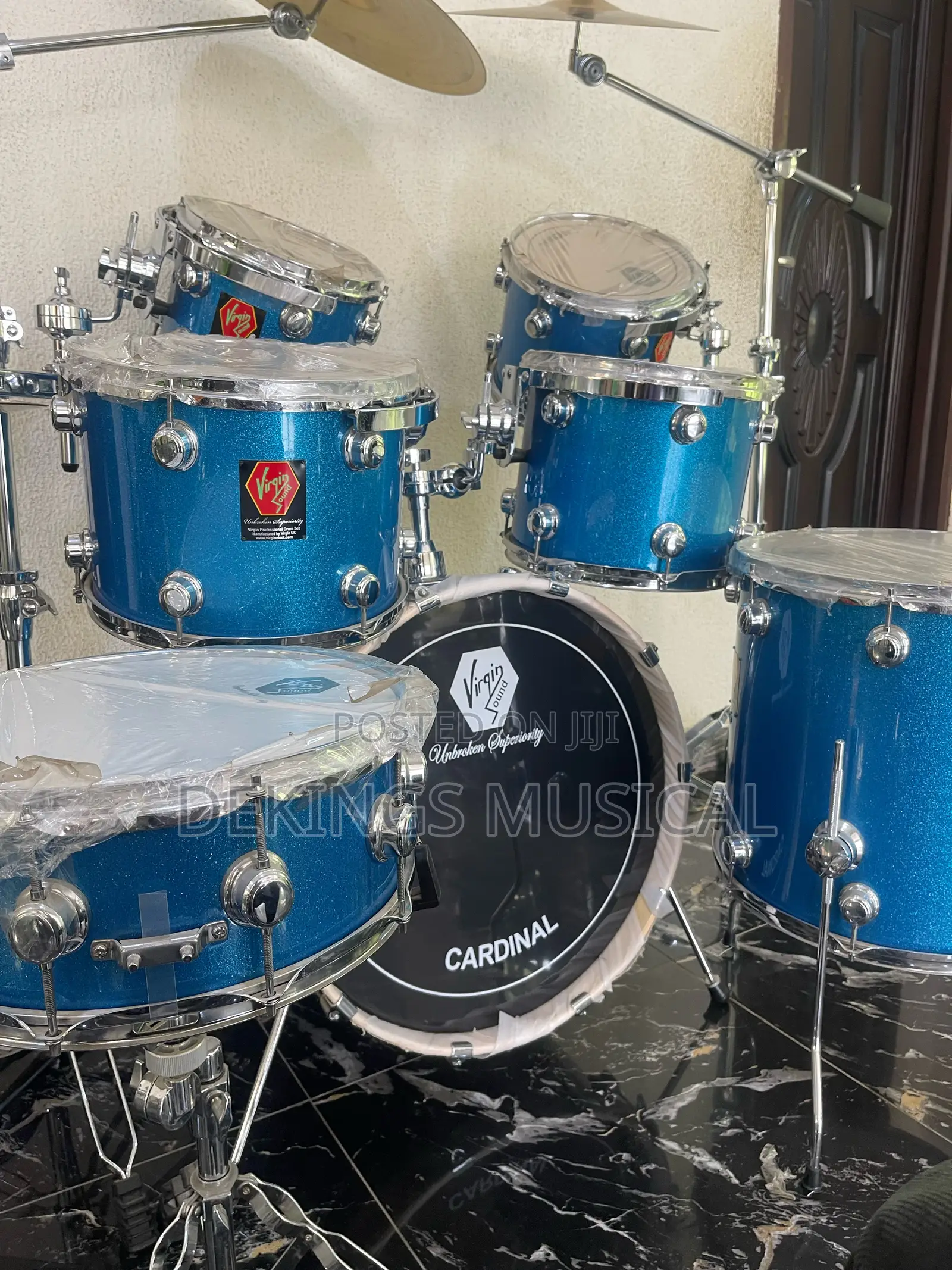 Virgin Cardinal Unbroken Superiority 7 Piece Drum Sets