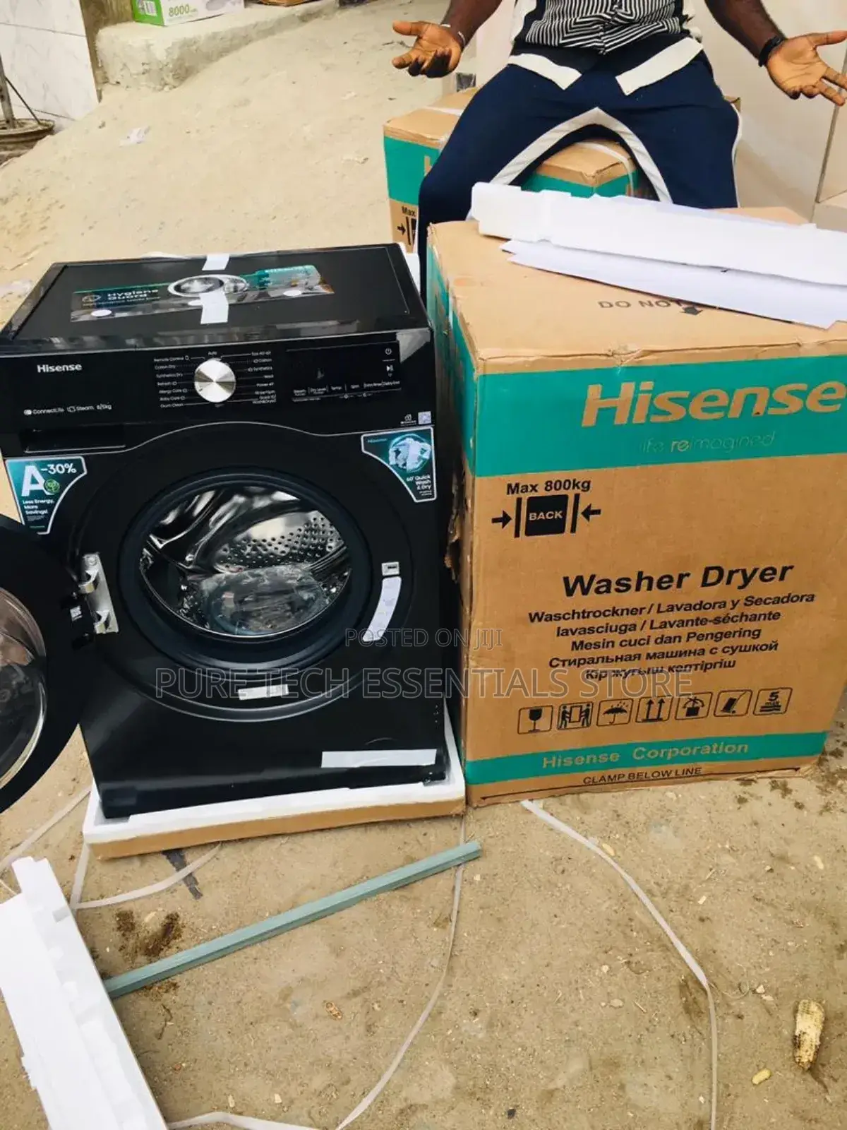 New Hisense 8kg Wash and Dry Automatic Washing Machine