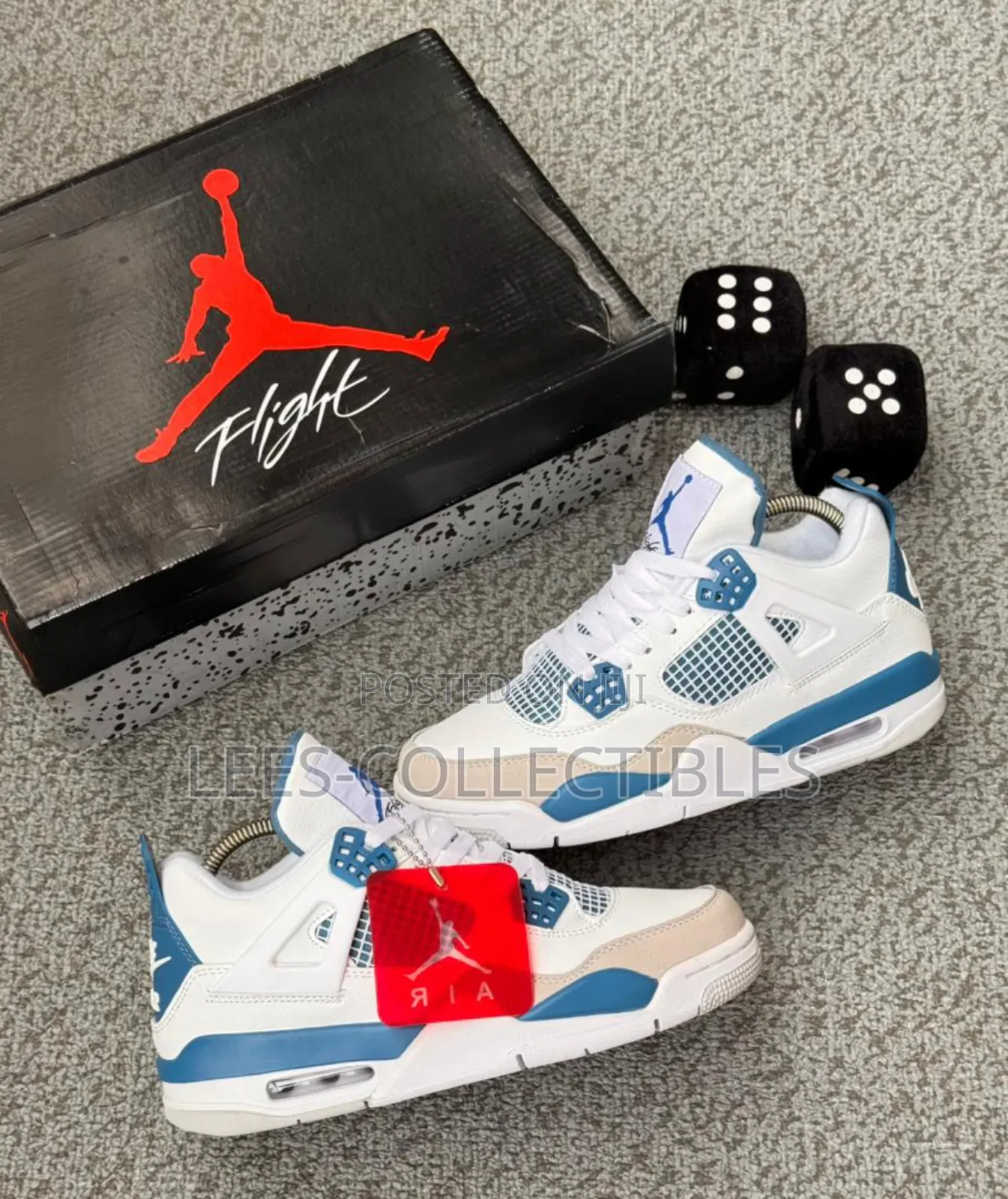 Beat Quality Jordan 4 Military Blue Sneakers
