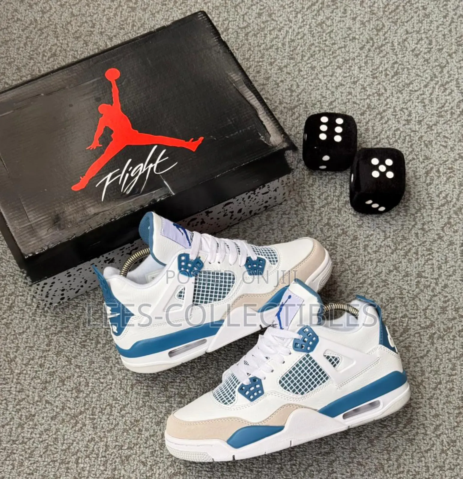 Beat Quality Jordan 4 Military Blue Sneakers