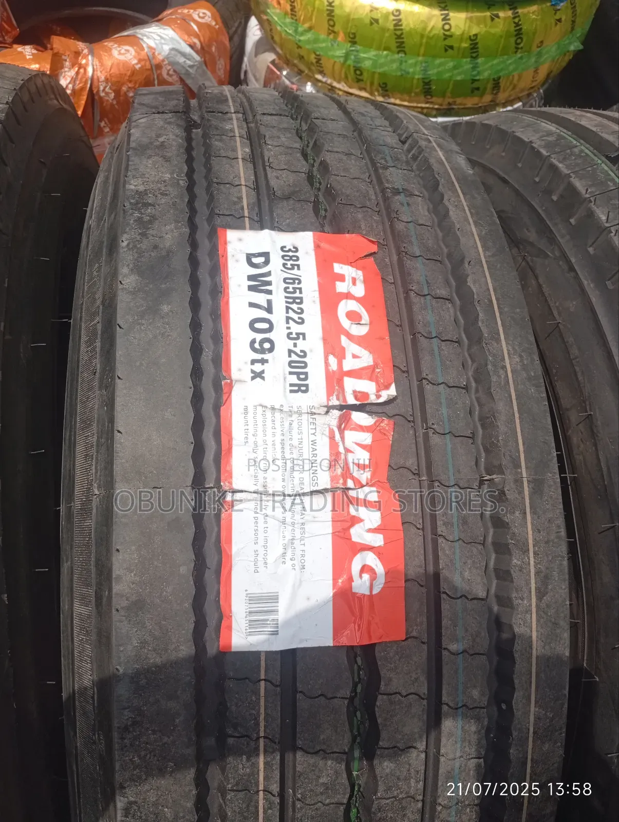 385/65r22.5 Roadwing Tyre