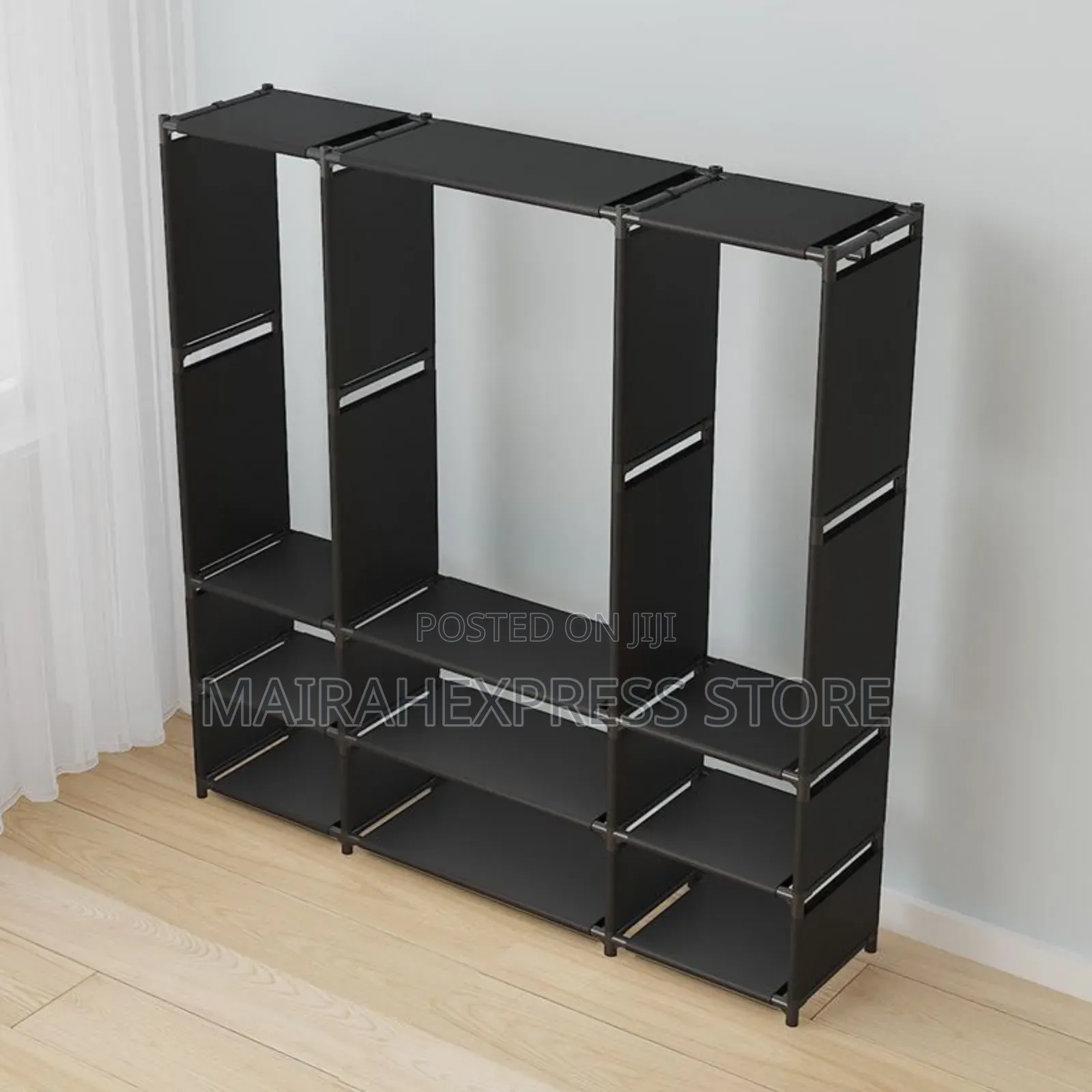 Heavy-Duty Large Capacity Wardrobe Closet. (Alv33n1)