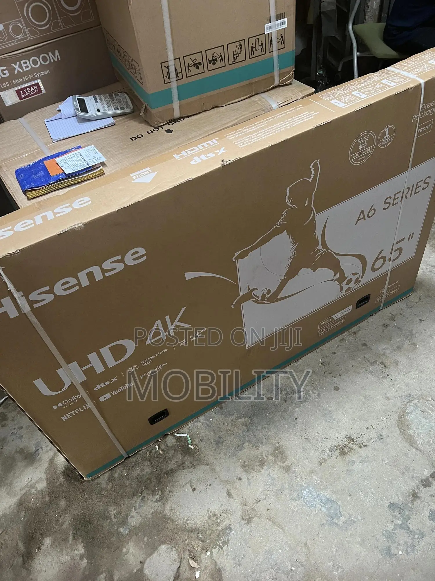 Brand New Hisense 65”inches Fully Smart With Voice Control and Ios