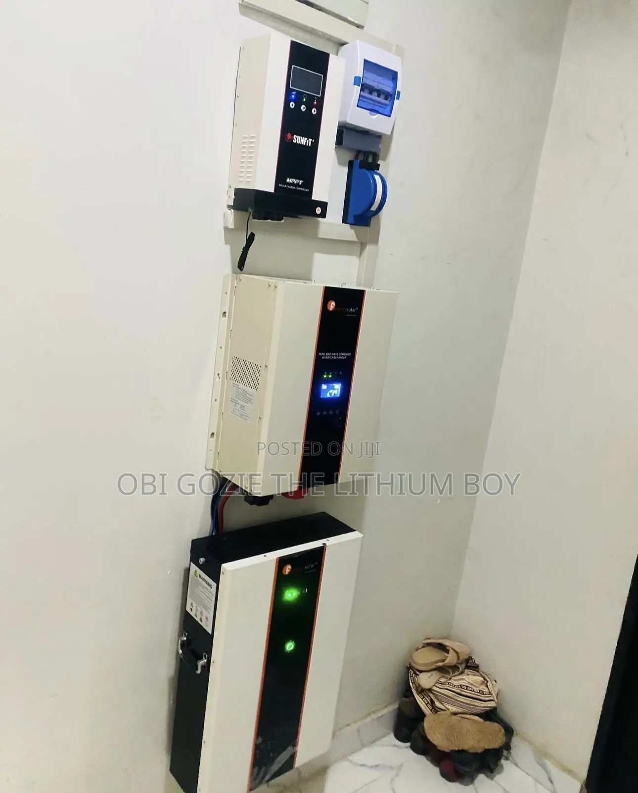 10kva/48v Felicity Hybrid Inverter, 12 Pieces of 500w Jinko