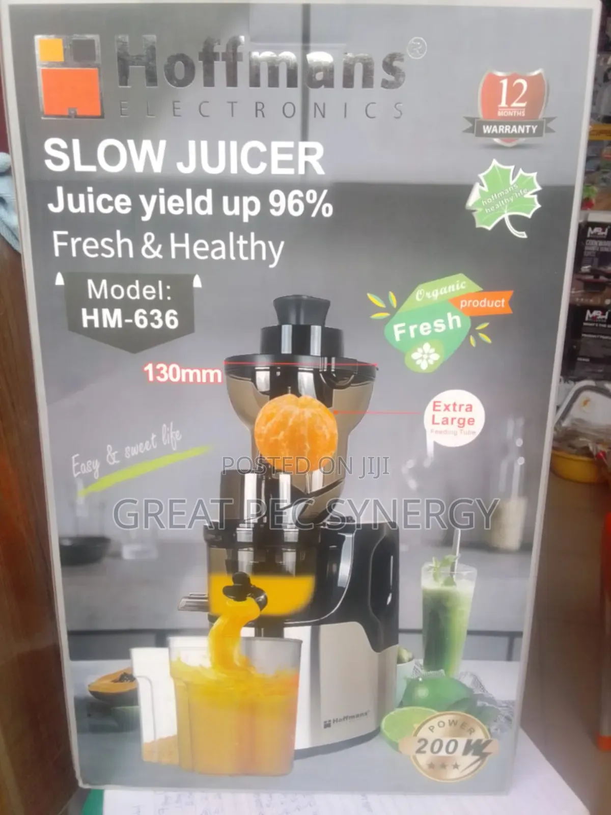 Hoffman Slow Juicer - Juice Extractor