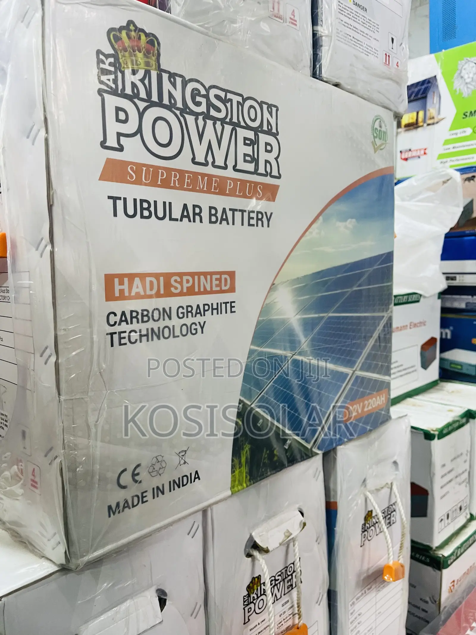 220ah 12v Akingston Power Tubular Battery