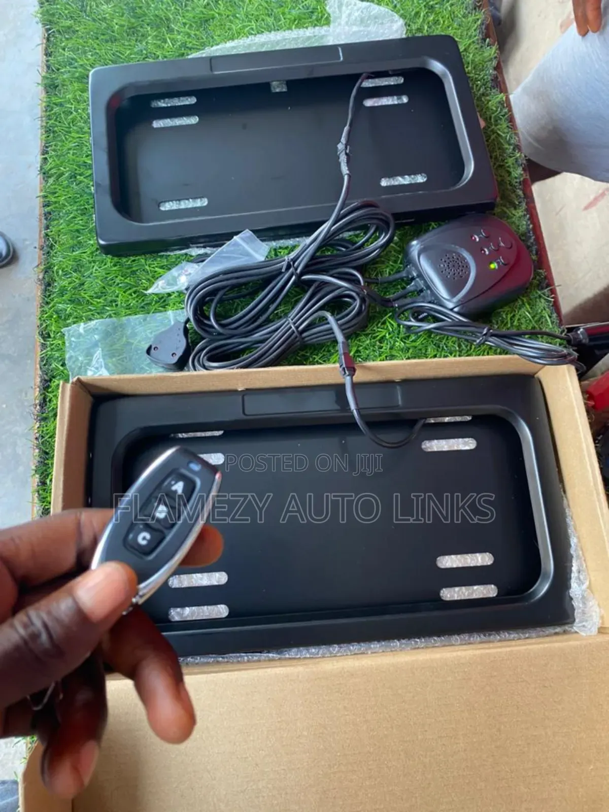 Plate Number Cover Remote Control