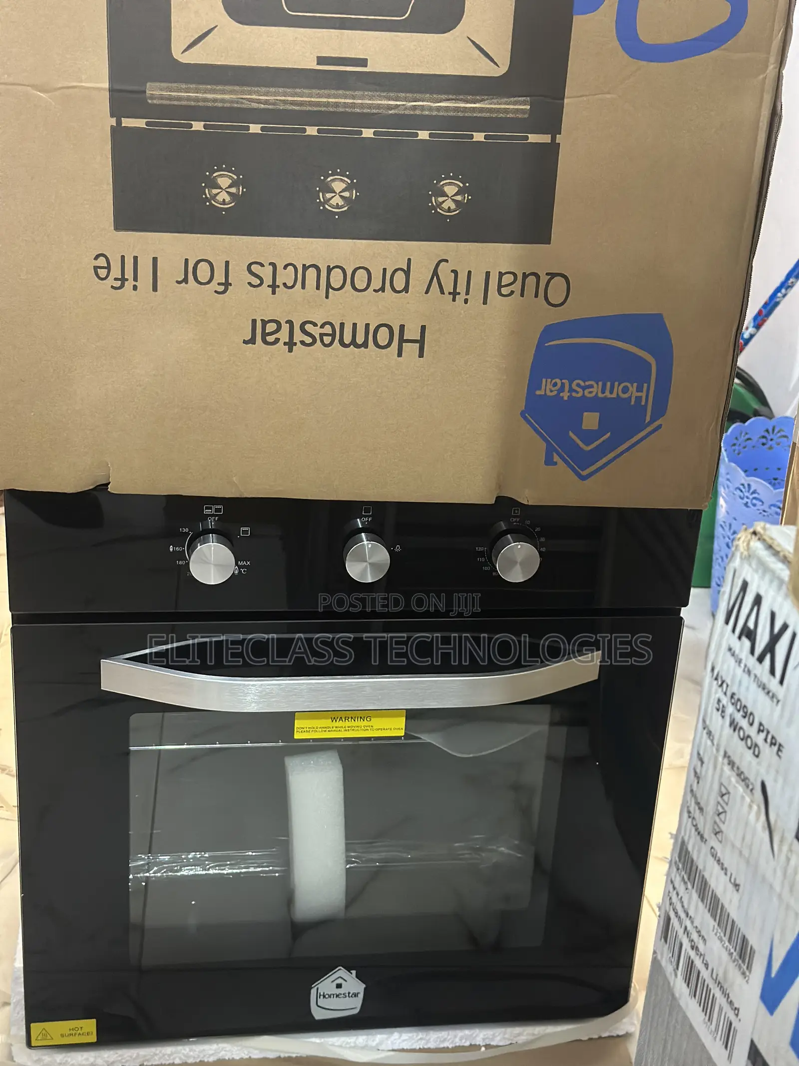 Ample Storage Homestar 60×60 Built-in Oven(Hsqmb60-Bk)