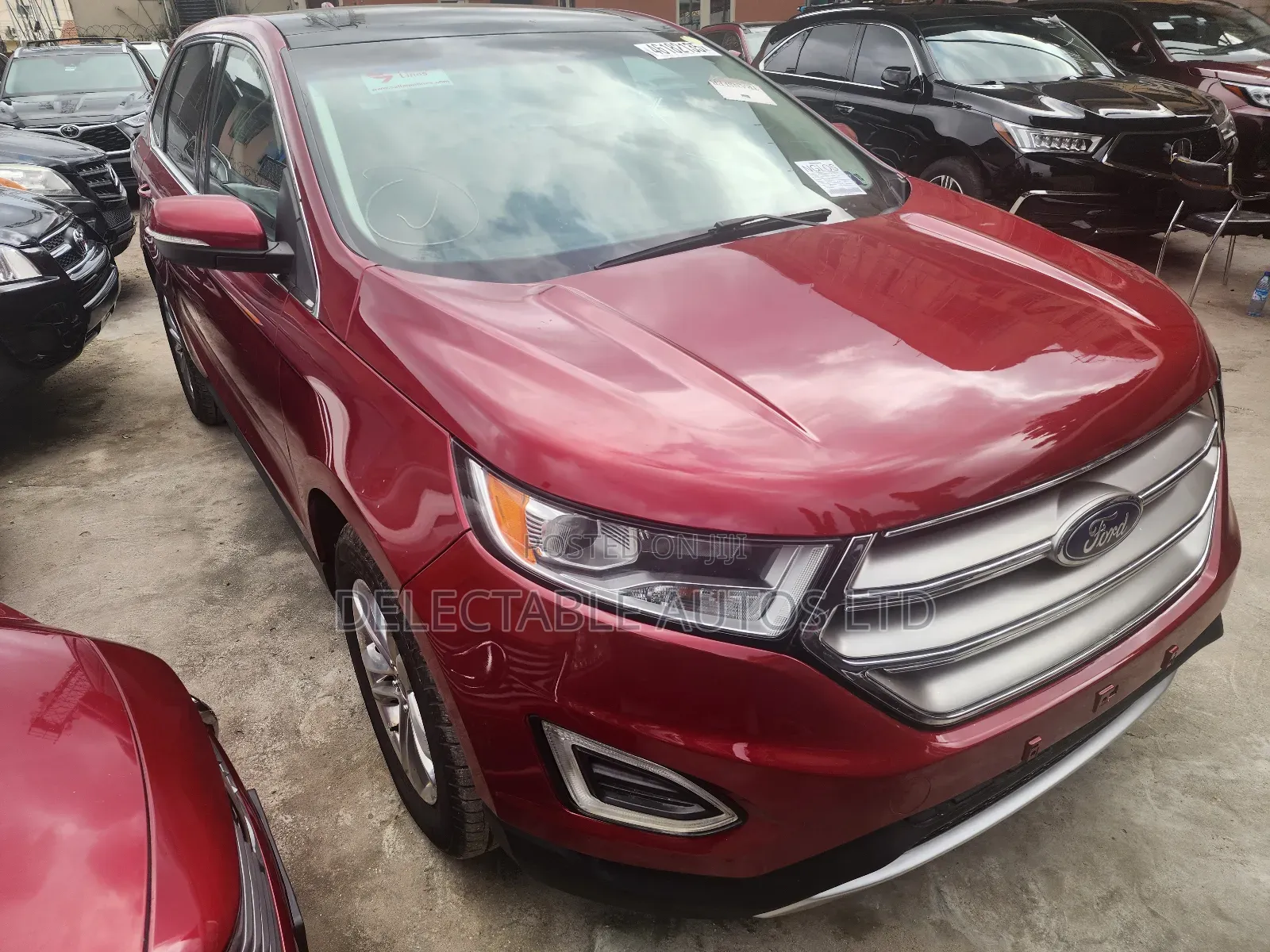 Ford Edge SEL 4dr SUV (2.0L 4cyl Turbo 6A) 2015 Red