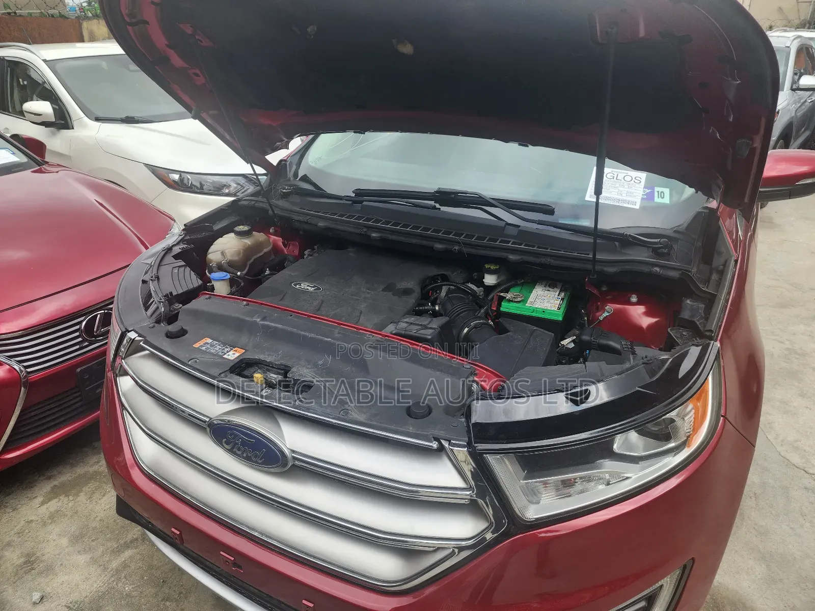 Ford Edge SEL 4dr SUV (2.0L 4cyl Turbo 6A) 2015 Red