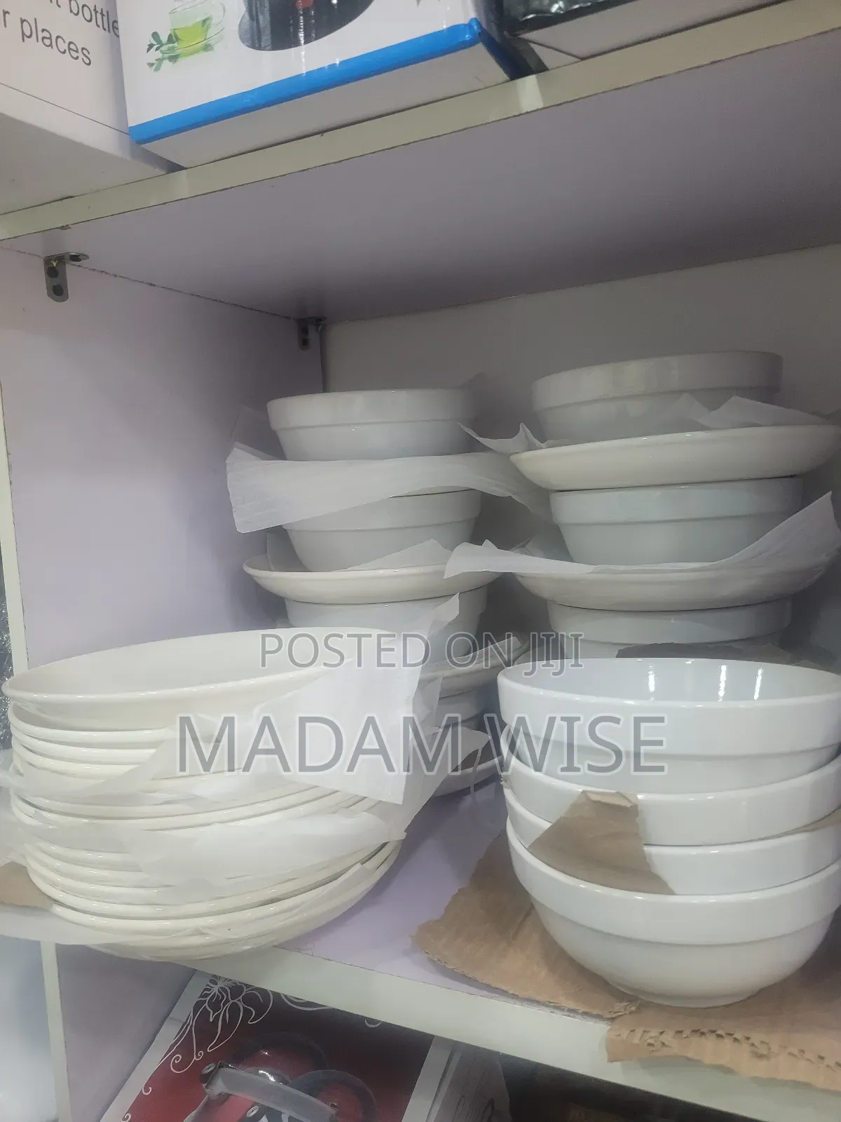 Set of Plates and Bowls.