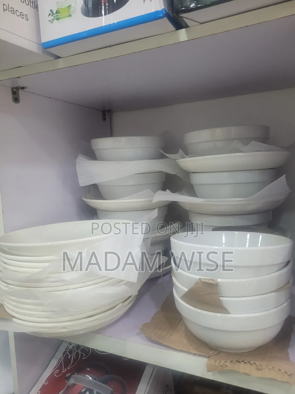 Set of Plates and Bowls.