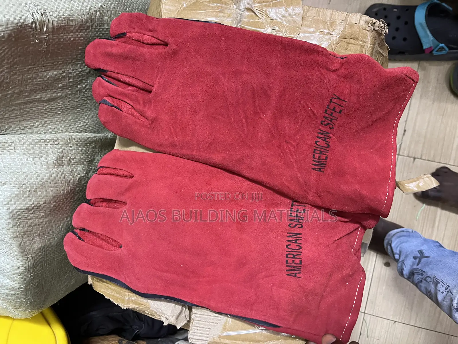 Leather Safety Hand Glove