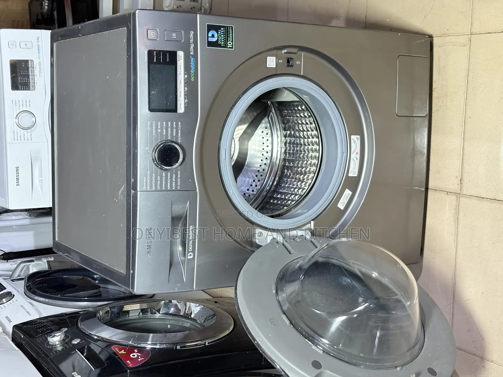 Samsung 8/6kg Wash Rinse Spin and Dry Washing Machine