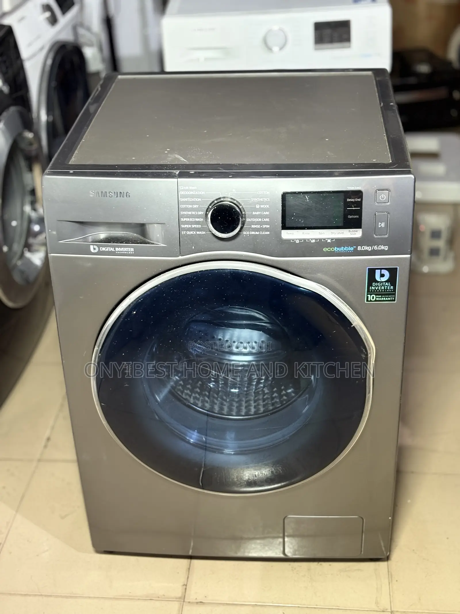 Samsung 8/6kg Wash Rinse Spin and Dry Washing Machine