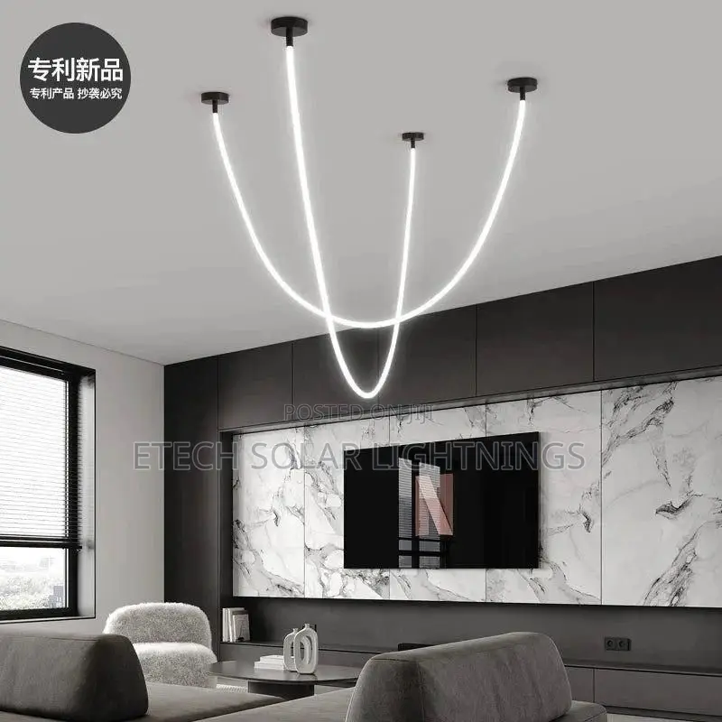 Magic Belt Flexible Led Minimalist Hanging Chandelier Light
