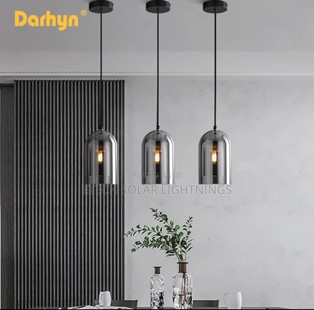 Nordic Minimalist Single Glass Pendant Chandelier Light