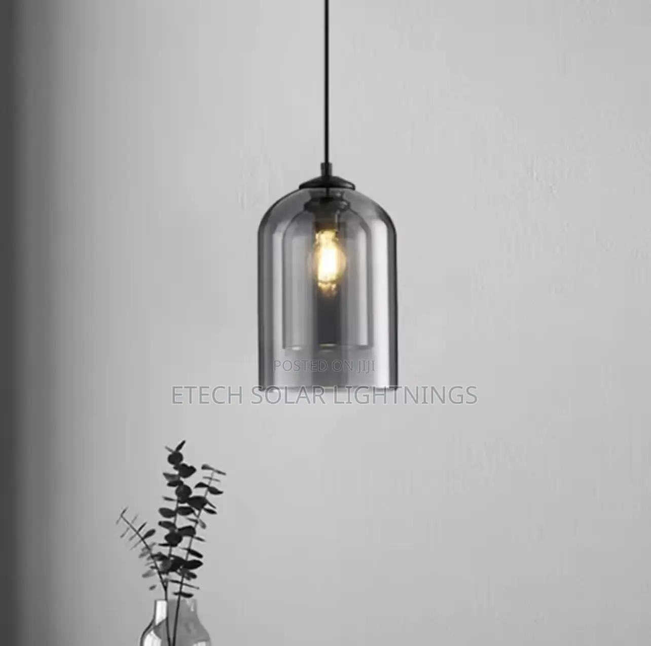Nordic Minimalist Single Glass Pendant Chandelier Light