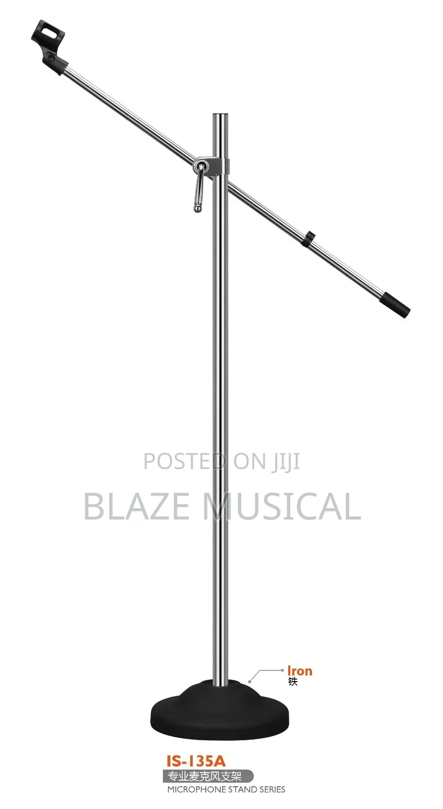 Round Base Microphone Stand