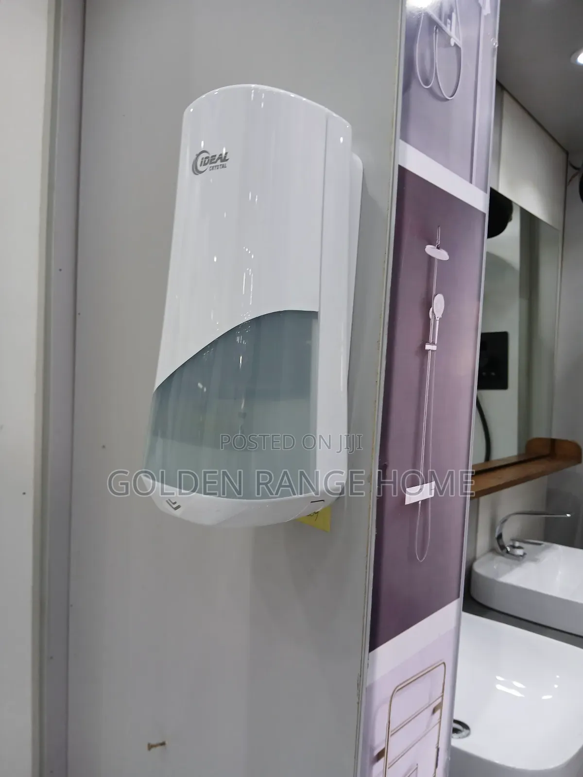 White Wall Mount Automatic Liquid Soap Dispenser