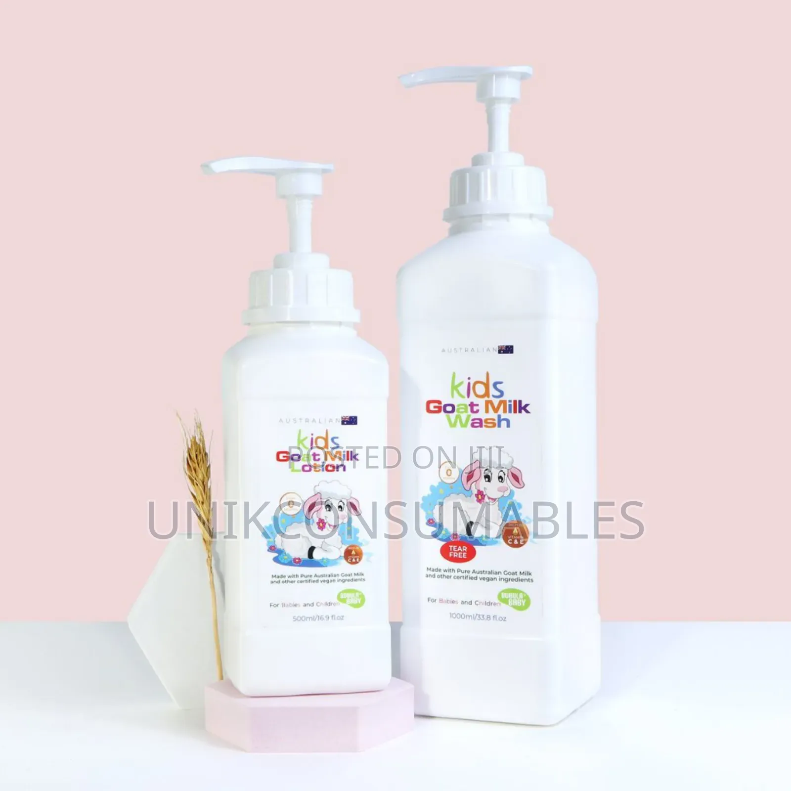 Bubula Kids Goat Milk Wash And Lotion 1000ml