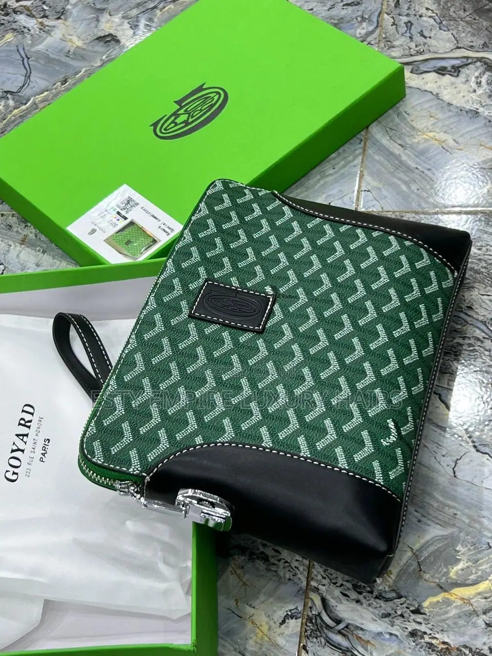 High Goyard Men Quality Clutch Bag