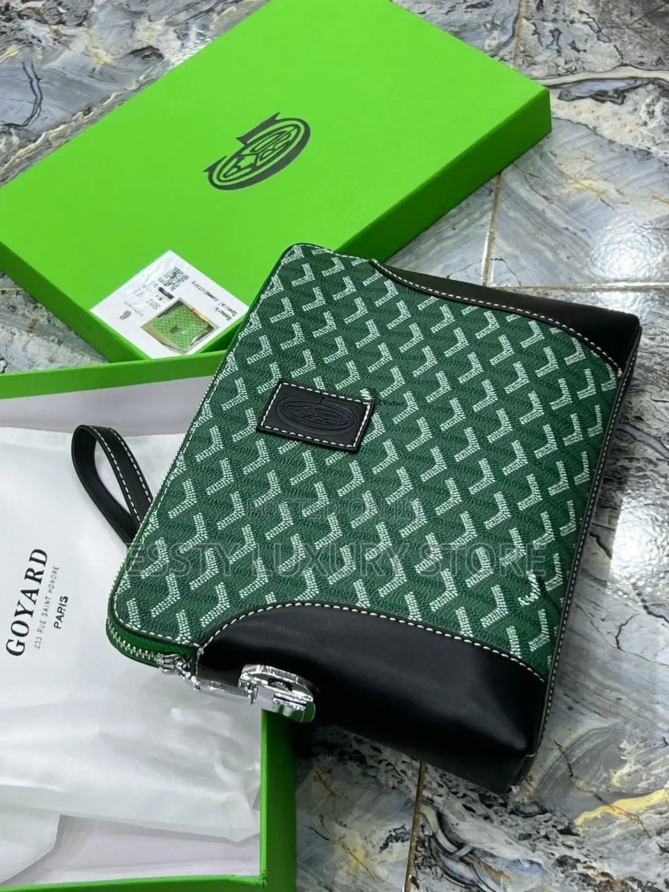 High Goyard Men Quality Clutch Bag