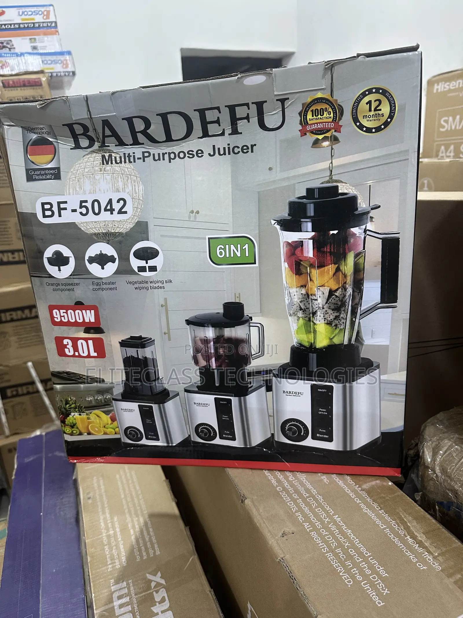 Multi-Purpose Juicer Machine – Bardefu Bf-5042 for Fruits