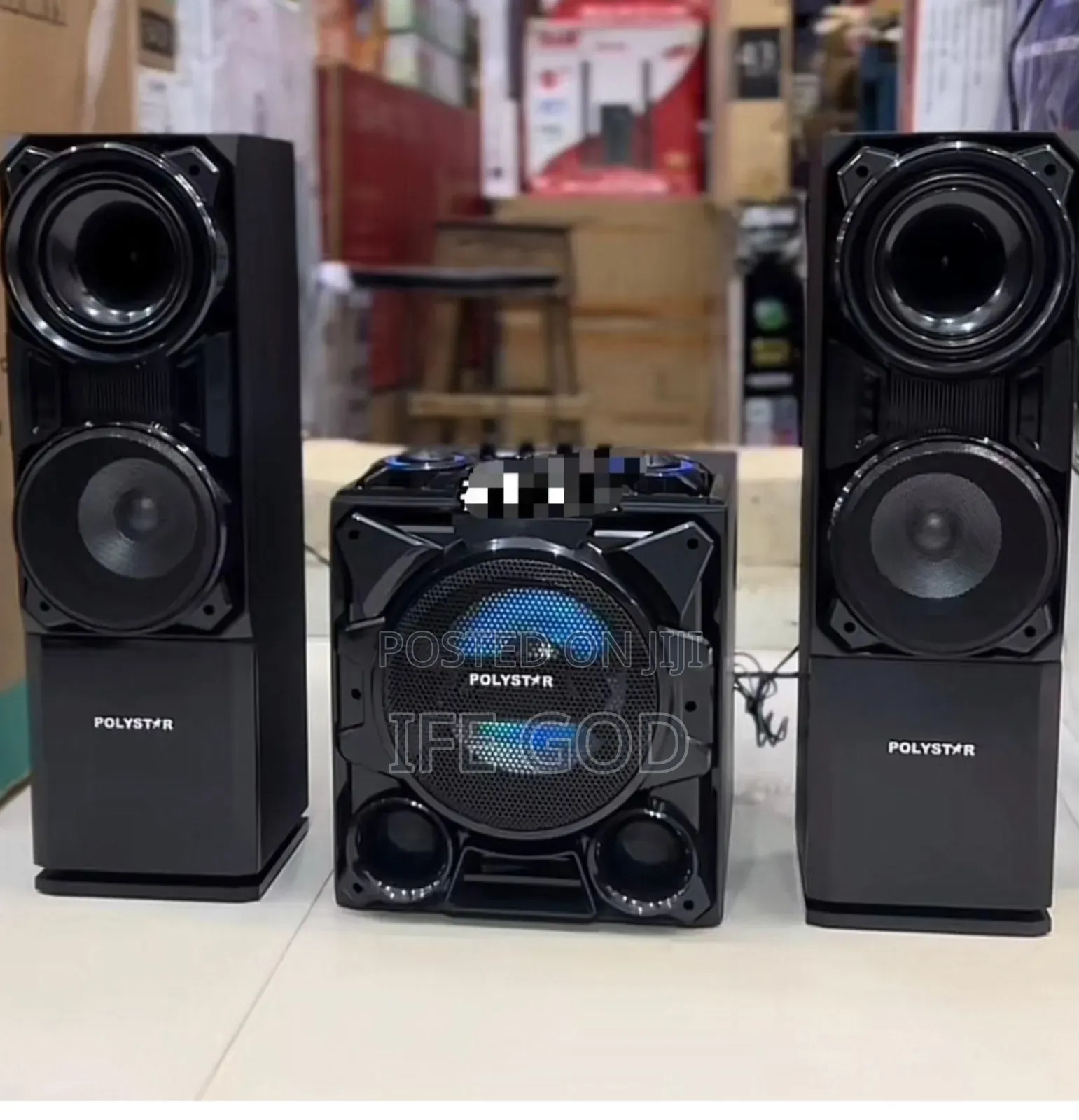 Original Polystar 25000w 2 in 1 Set Powerful Home Theatre