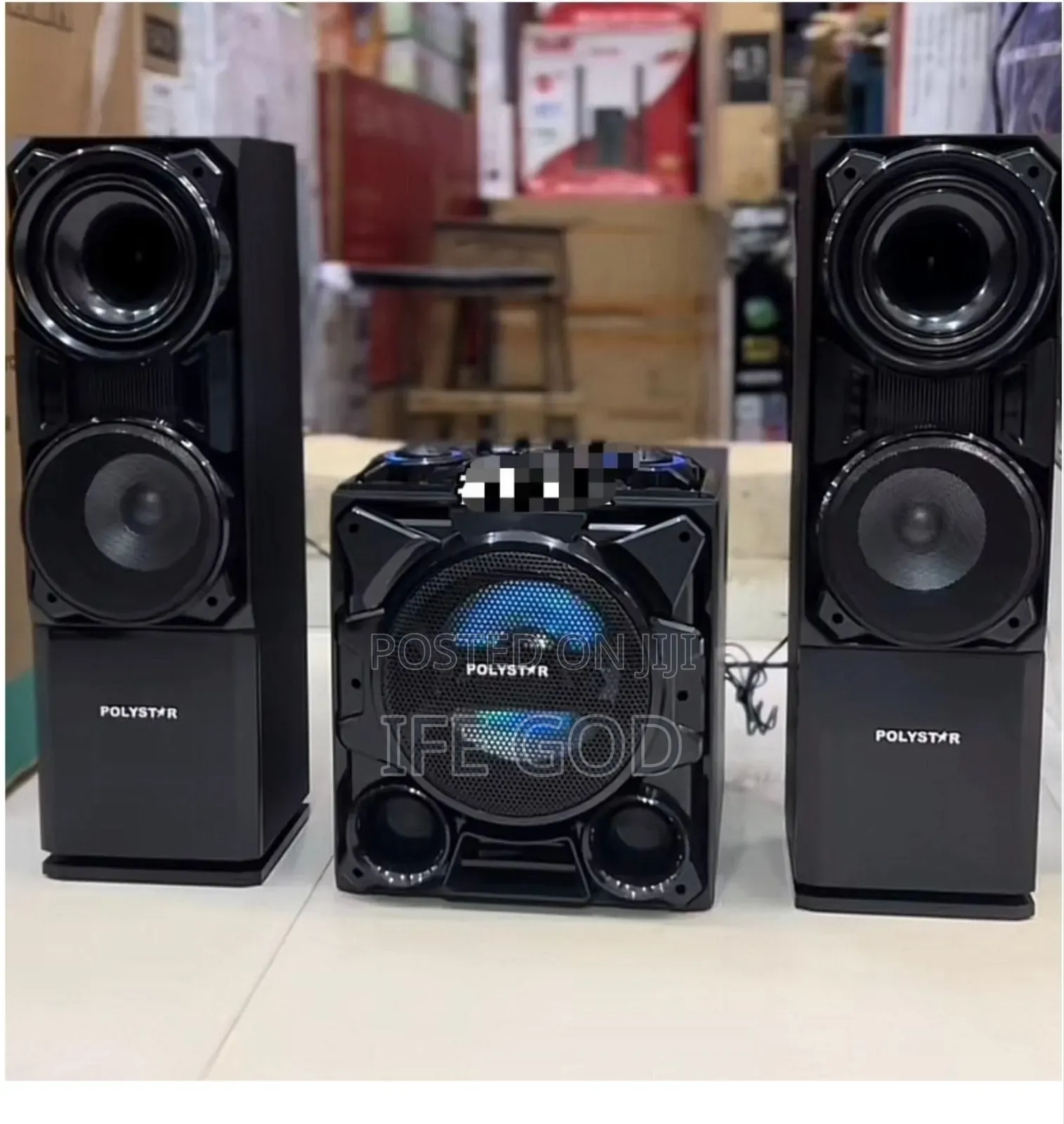 Original Polystar 25000w 2 in 1 Set Powerful Home Theatre