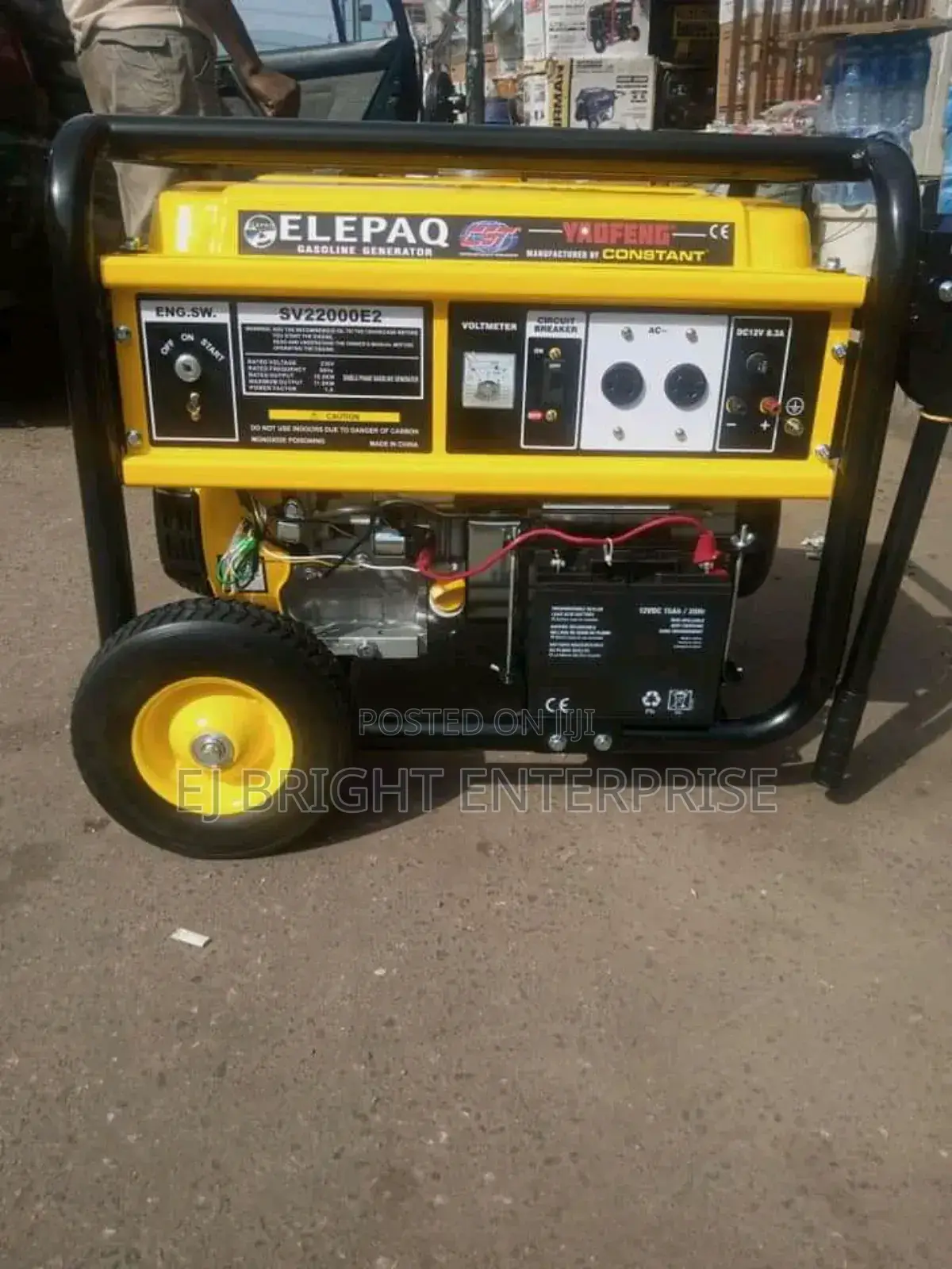 Elepaq 10kva Constant 100% Copper Key Starter Generator