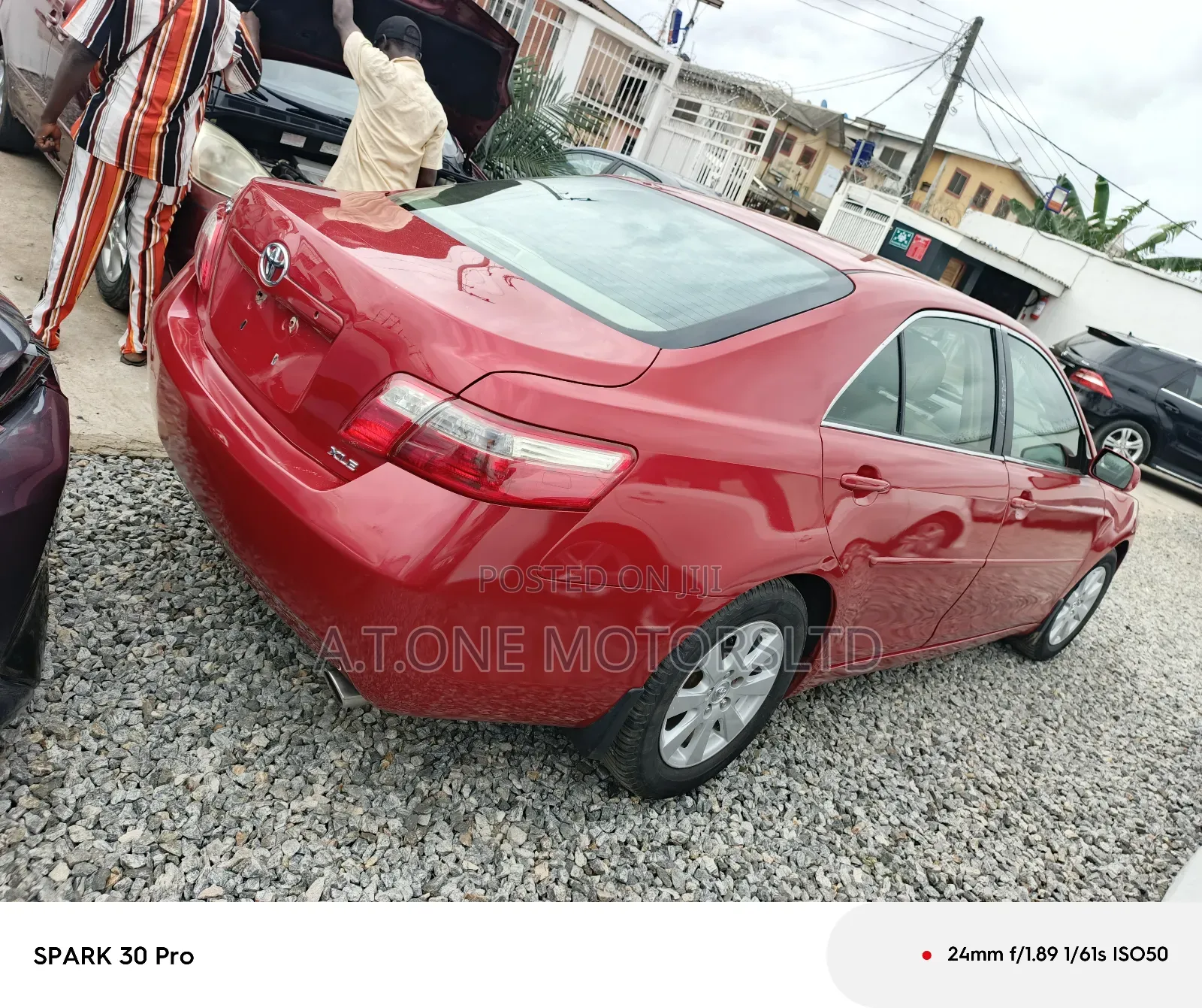 Toyota Camry 2.4 XLE 2008 Red