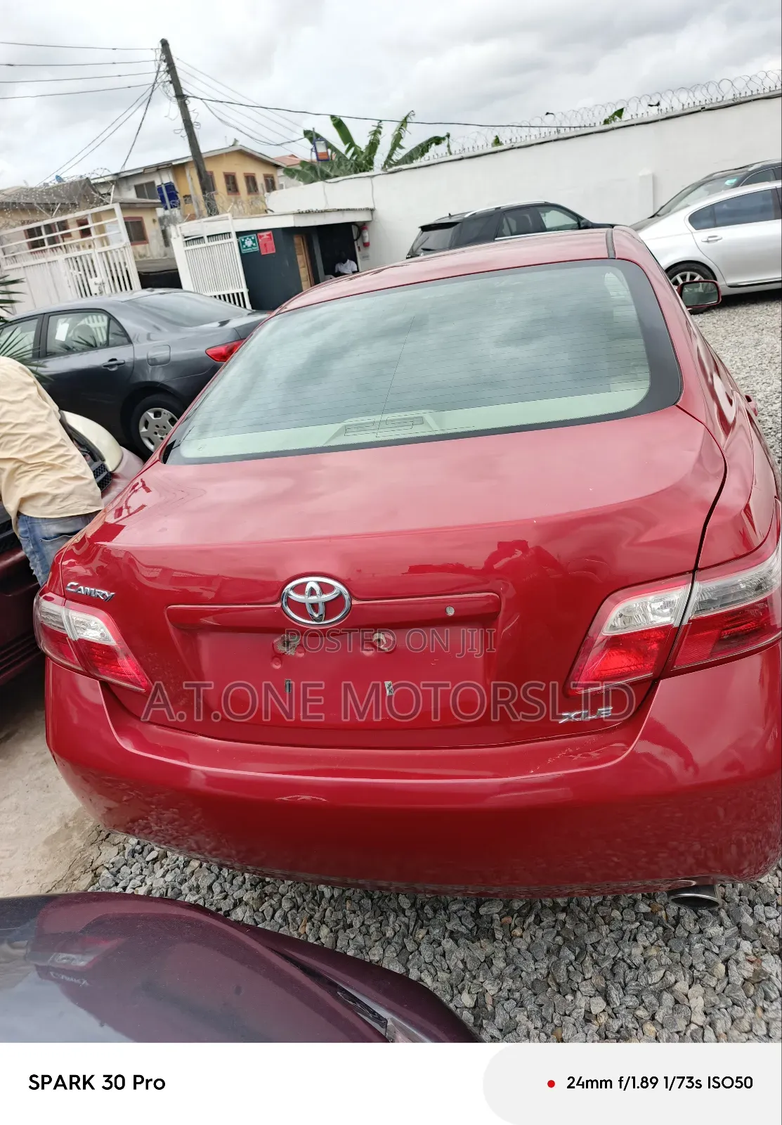Toyota Camry 2.4 XLE 2008 Red