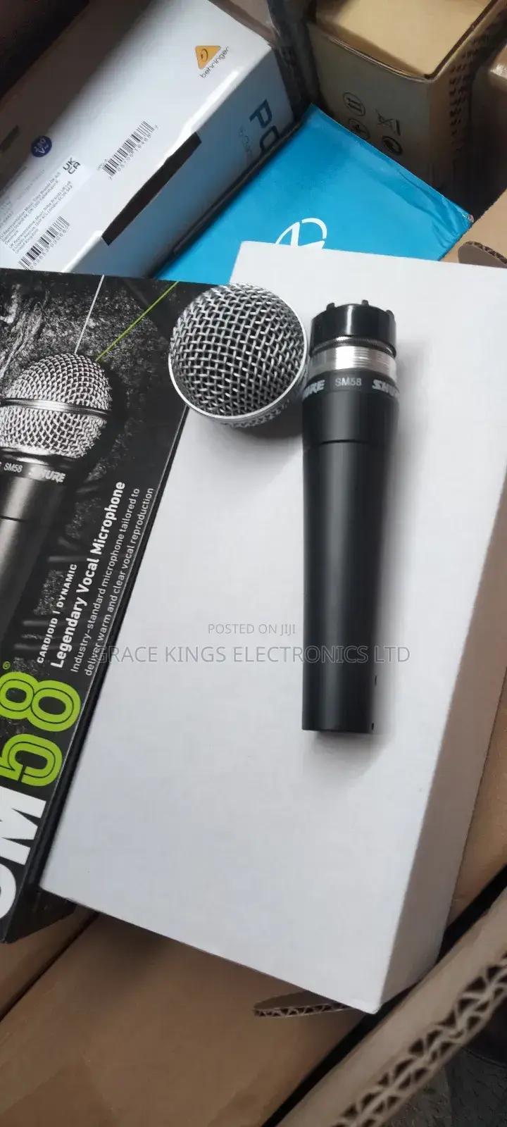 Original Shure Sm-58 Wired Mic