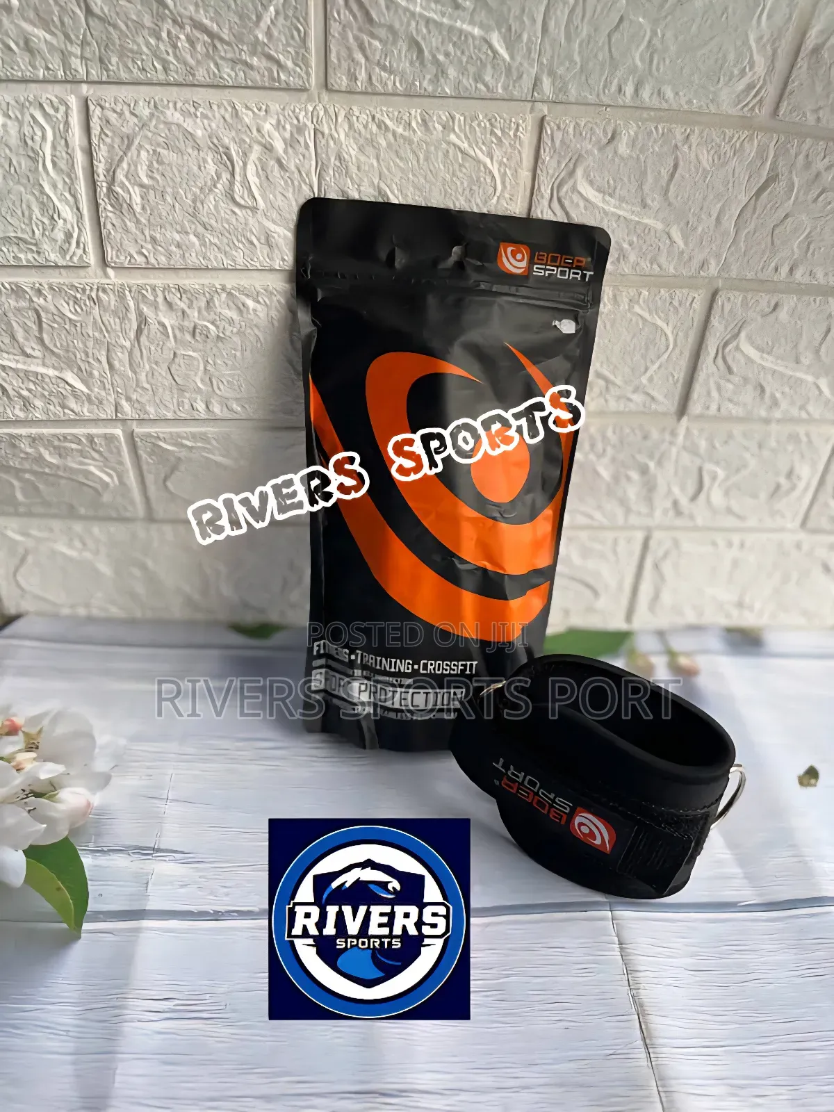 Gym Ankle Straps Adjustable Padded Cuffs Leg Training Brace