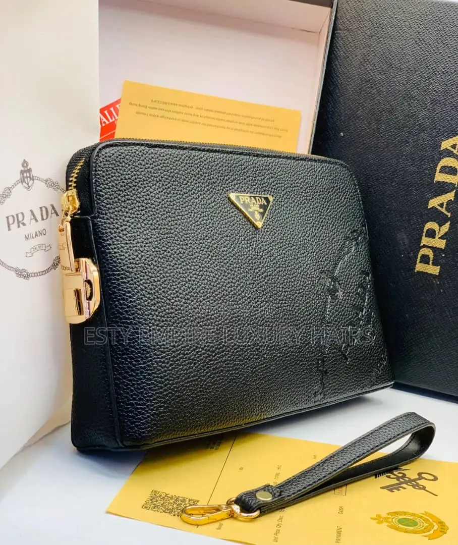 Prada Quality Luxury Genuine Leather Purse