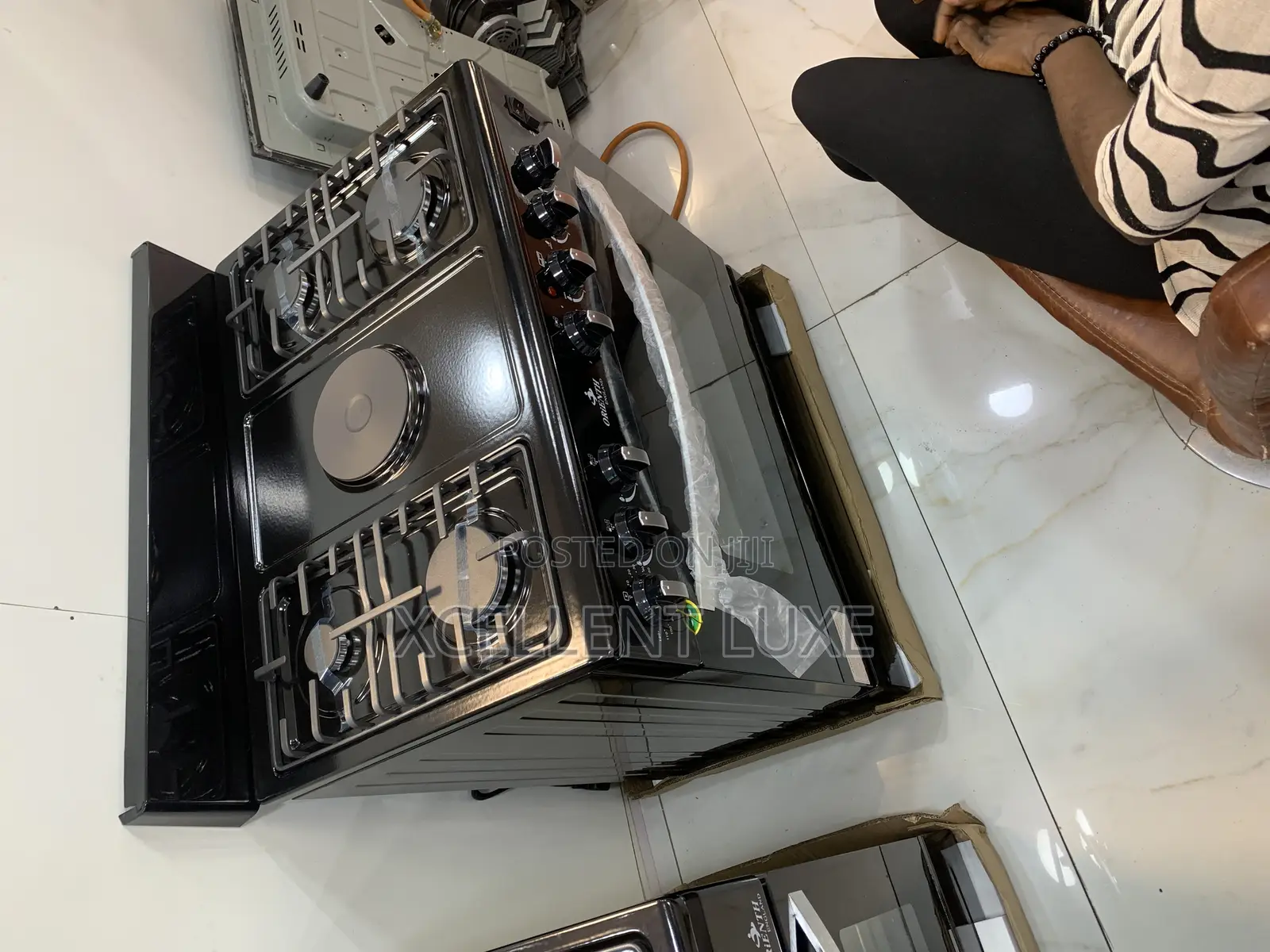 Free Standing Gas Cooker With Oven And Electric Cooker