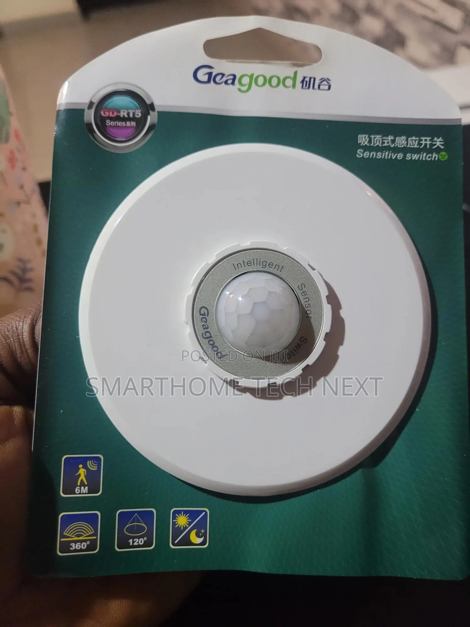 Ceiling Motion Sensor – Recessed For Pop/Pvc Ceilings