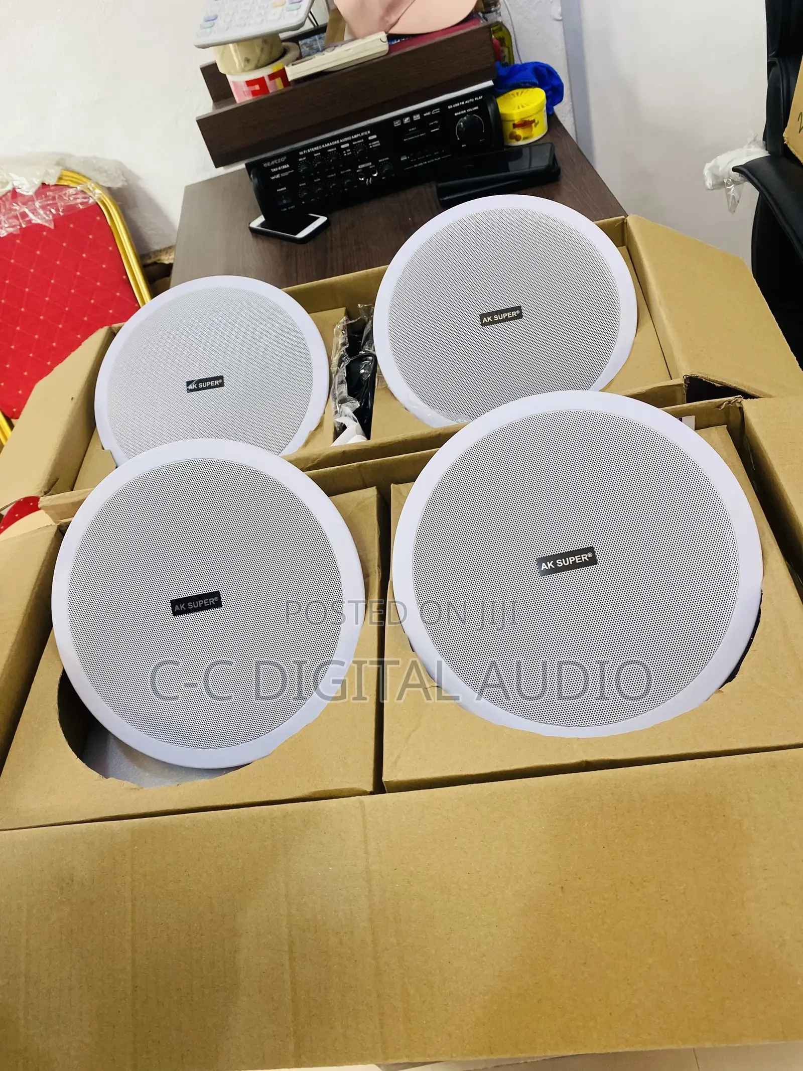 50 Watts 4 in 1 Bluetooth Ceiling Speakers