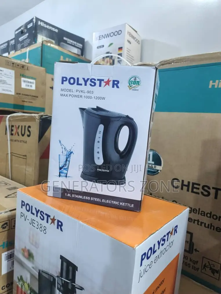 Convenient Polystar 1.8l Cordless Kettle PVKL-903