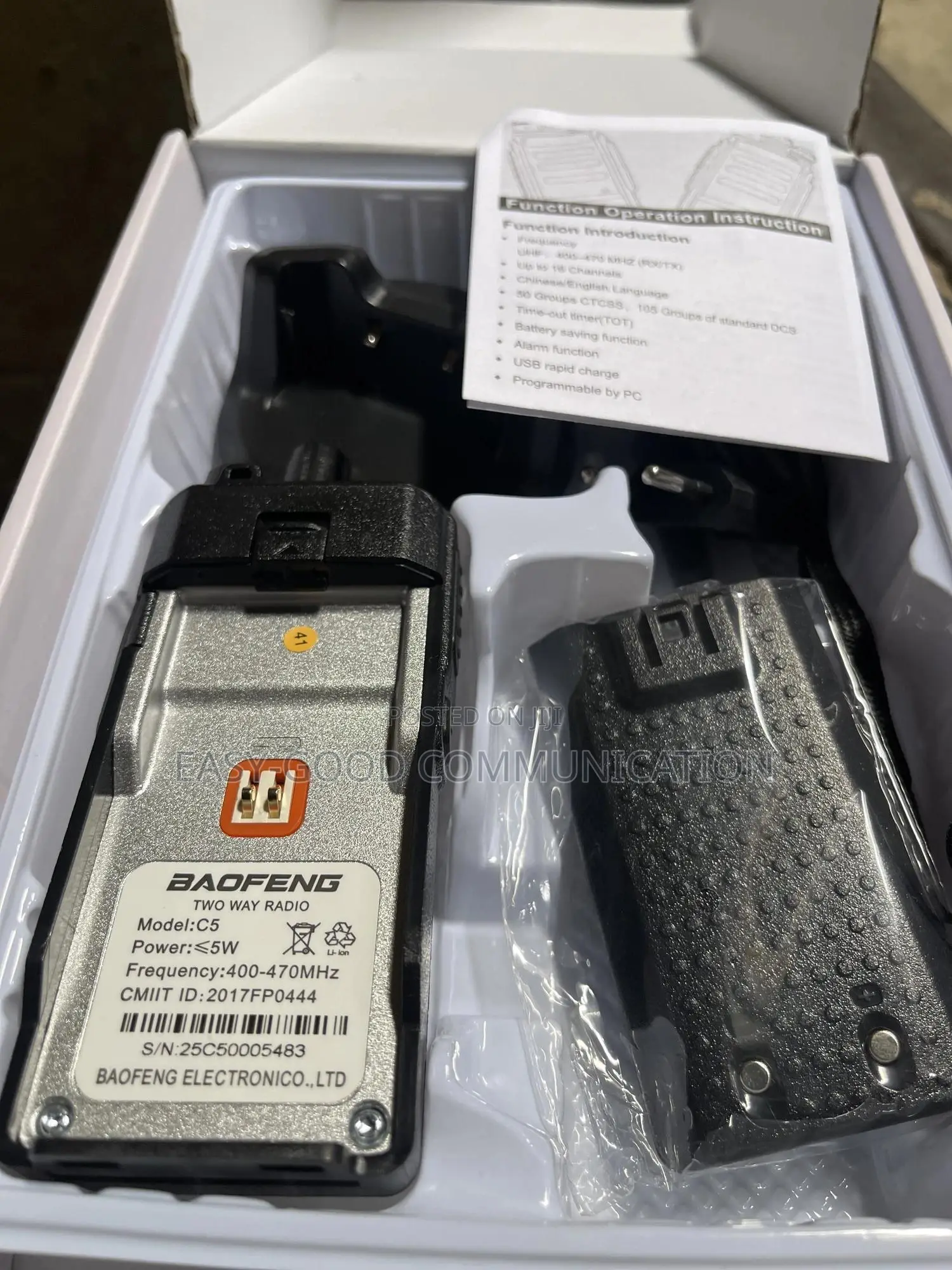 Baofeng C5 Analog Radio