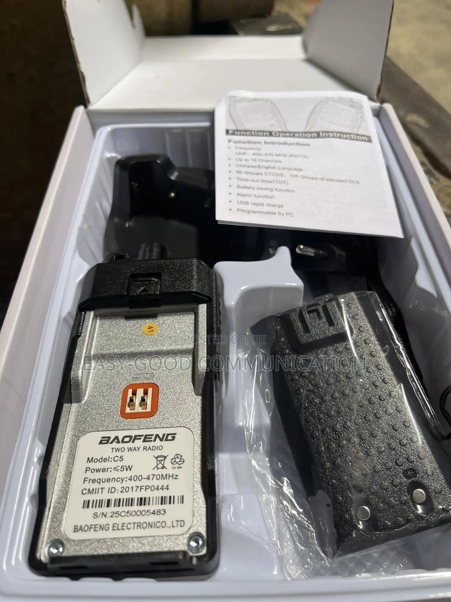 Baofeng C5 Analog Radio