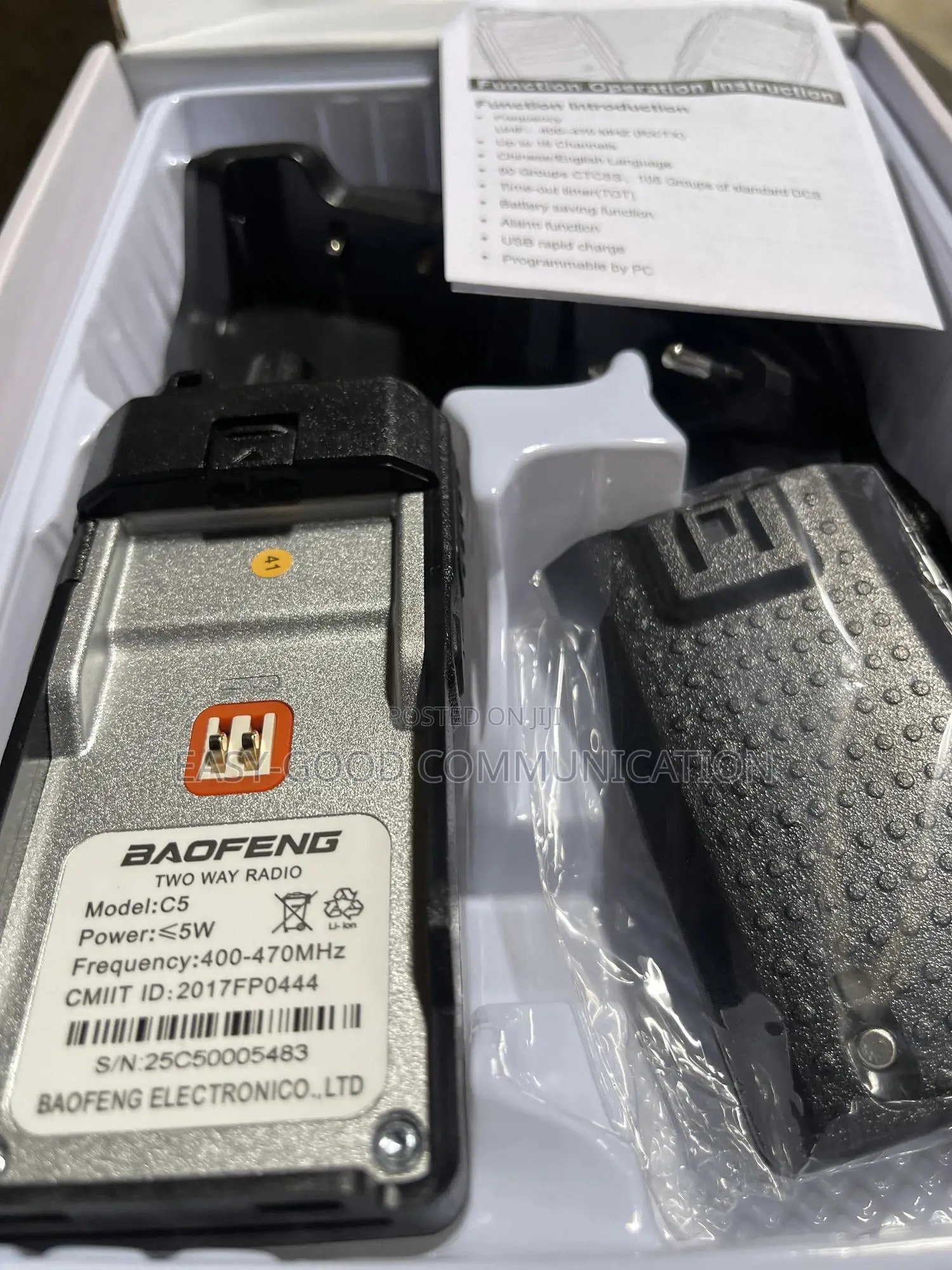 Baofeng C5 Analog Radio
