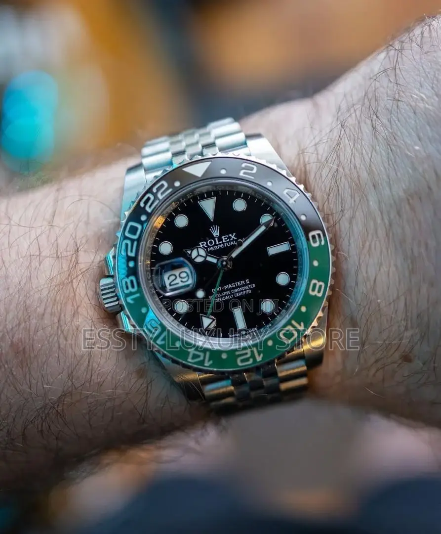 Rolex Quality Luxury Men Chain Strap Wristwatch