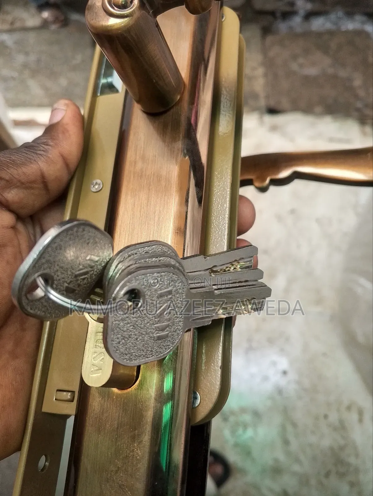 Complete Icsa Cylinder Brass Cylinder Lock