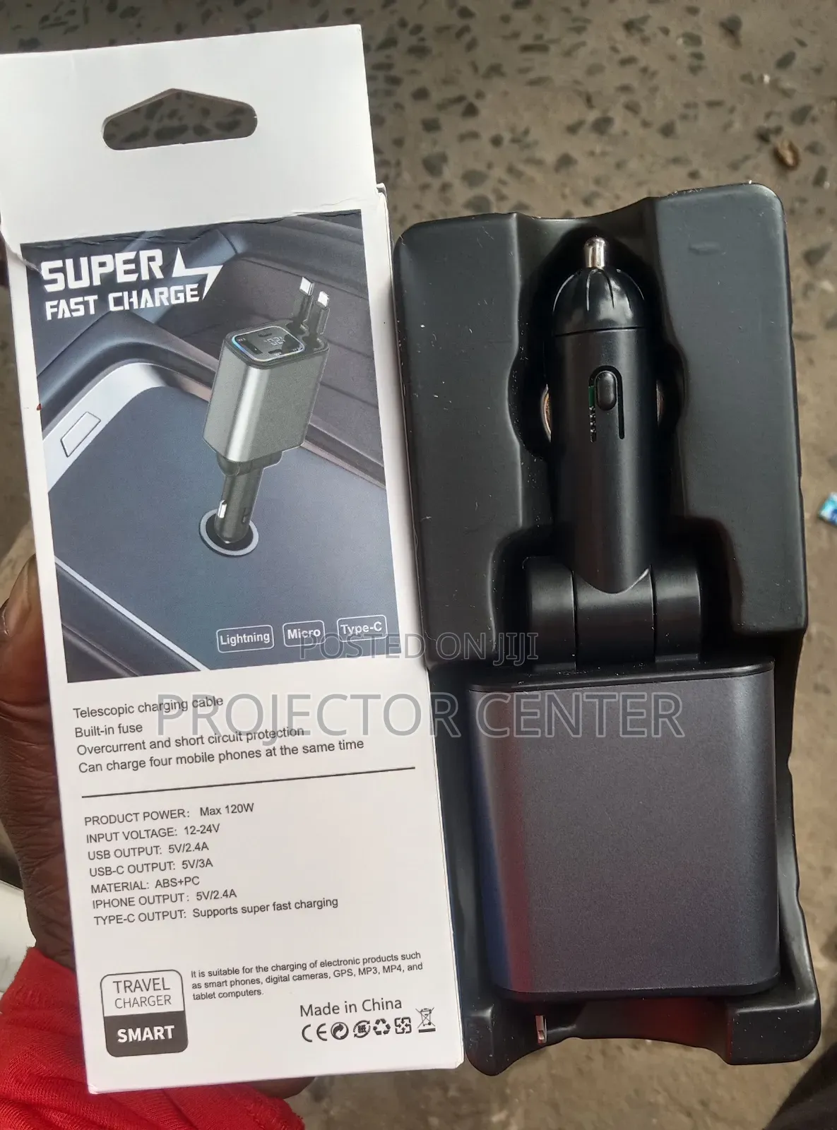 5in1 Super Fast Car Travel Charger