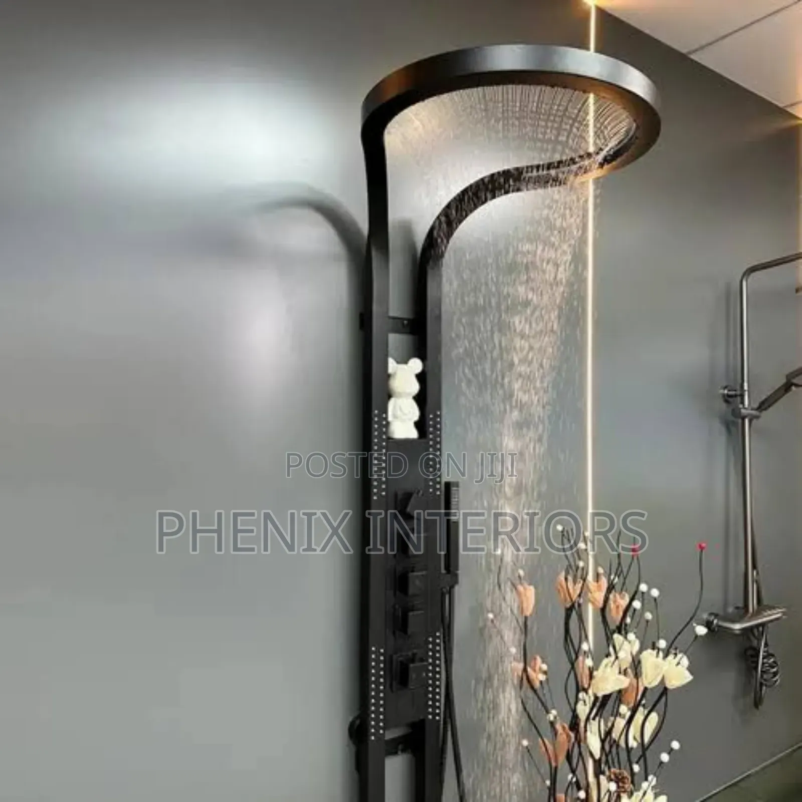 Tornado Rainfall Modern Shower Panels With Jet