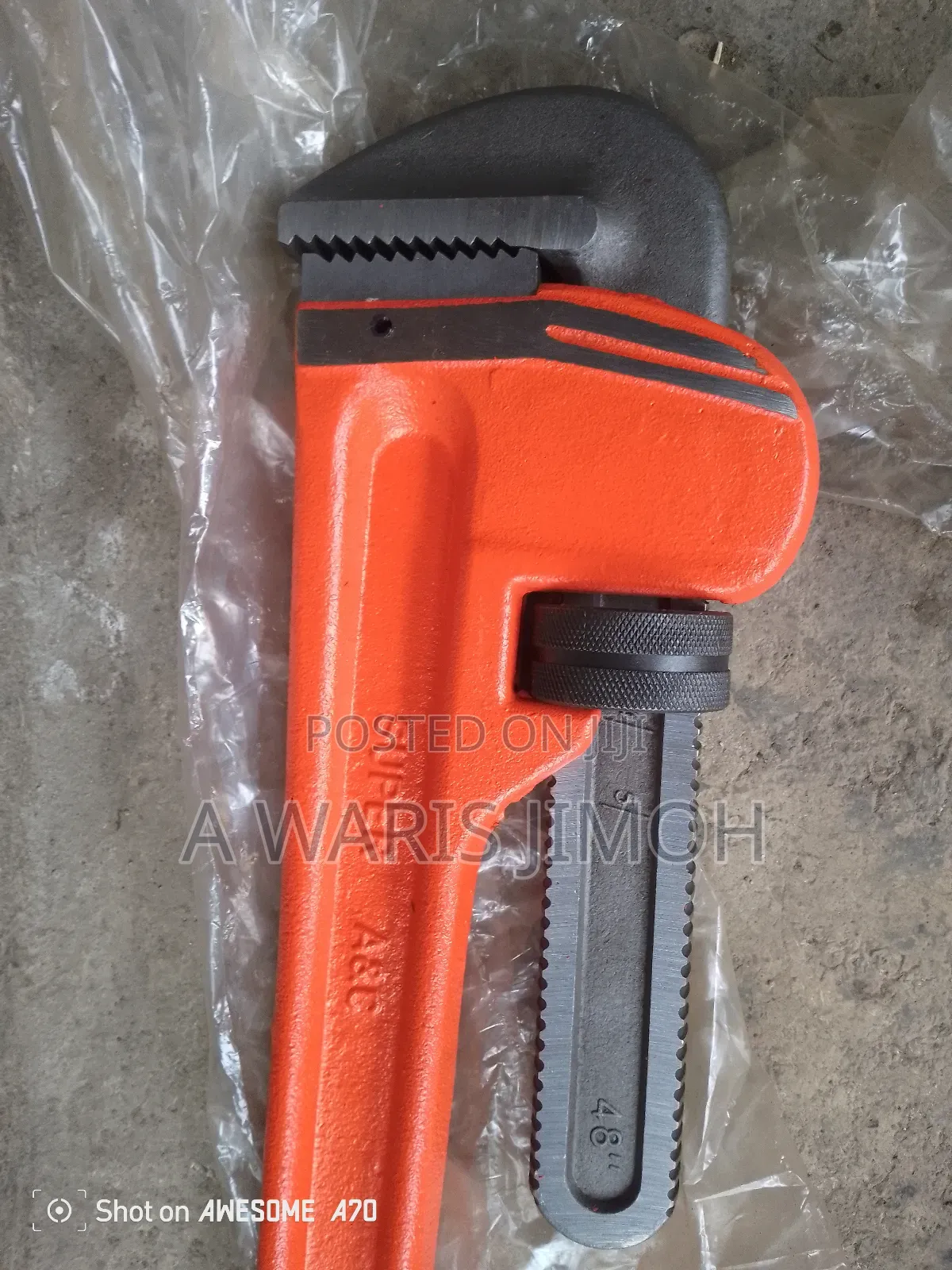 48" of Pipe Wrench